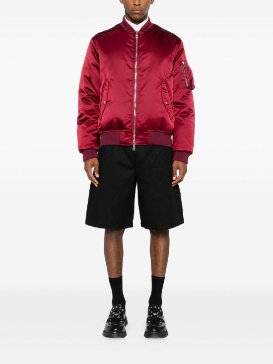 25FW 구찌 자수 봄버 자켓 823418 ZAADM6052 Red - GUCCI