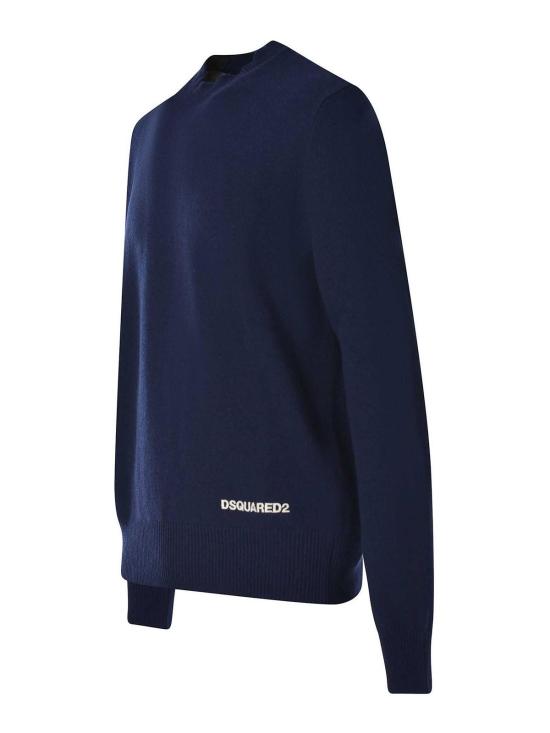 25FW 디스퀘어드2 스웨터 S74HA1464D13038524 Blue - DSQUARED2