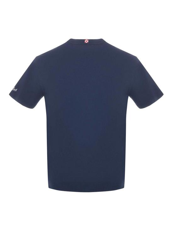 25SS 세인트바쓰 반팔 티셔츠 POT000105152H Blue - MC2 SAINT BARTH