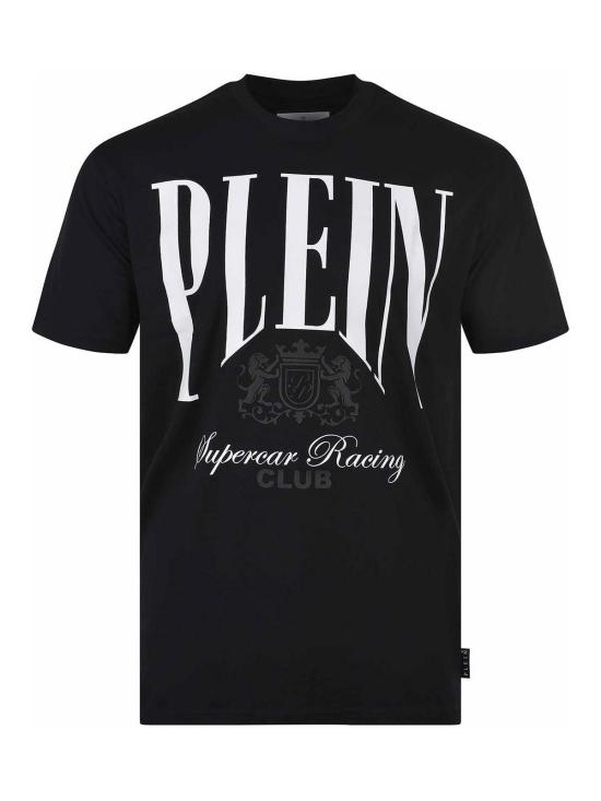 25SS 필립 플레인 반팔 티셔츠 MTK8075PJY002N0201 Black
