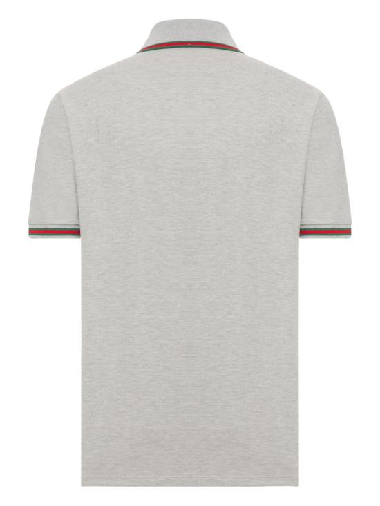 25FW 구찌 코튼 폴로 셔츠 795174 XJHEE1056 Grey - GUCCI