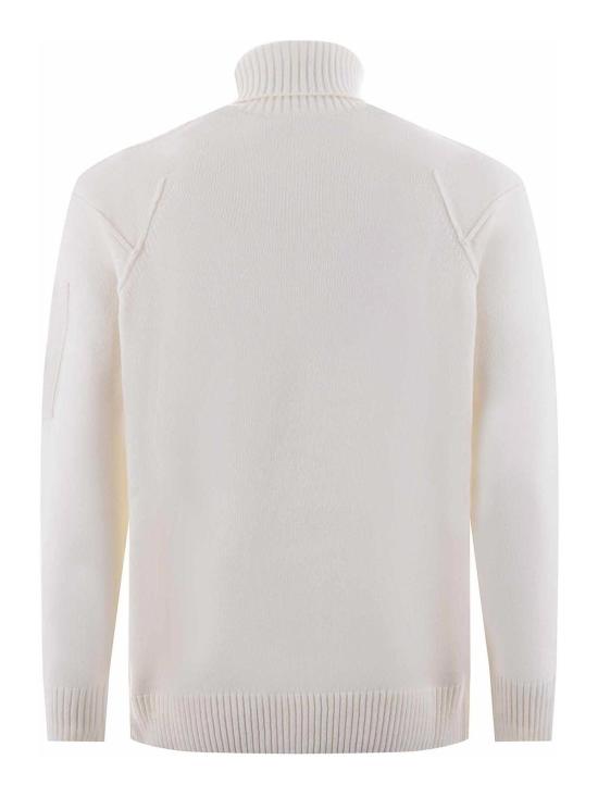25FW 씨피 컴퍼니 스웨터 CMKN142A110149A103 Cream - C.P. COMPANY