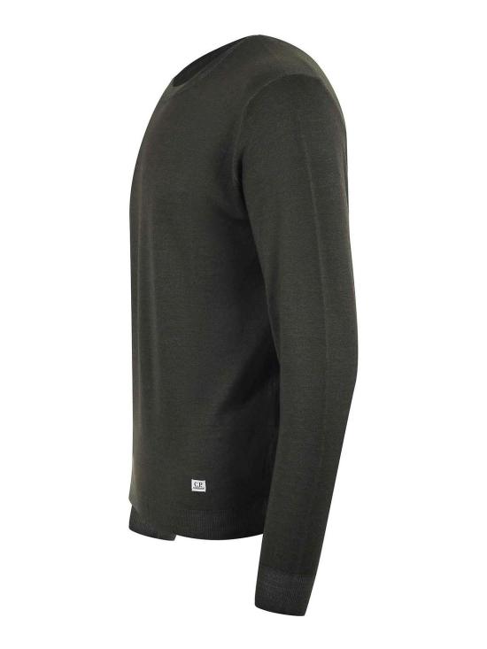 25FW 씨피 컴퍼니 스웨터 CMKN237A3247F674 Dark Green - C.P. COMPANY