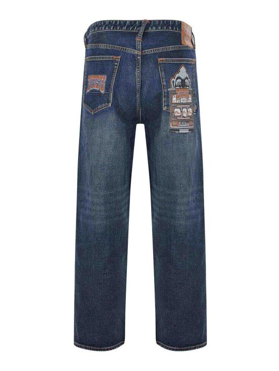  에비수 스트레이트 팬츠 JE8010INDIGO Blue - EVISU