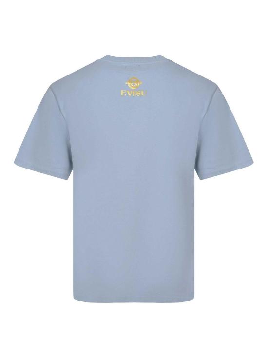  에비수 반팔 티셔츠 2ESHTM5TS1101BLUE Light Blue - EVISU