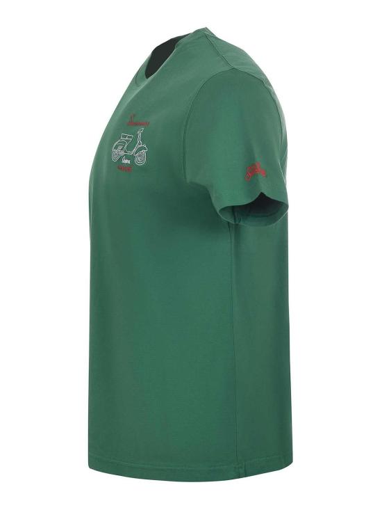 25SS 세인트바쓰 반팔 티셔츠 TSHM00102652H Green - MC2 SAINT BARTH