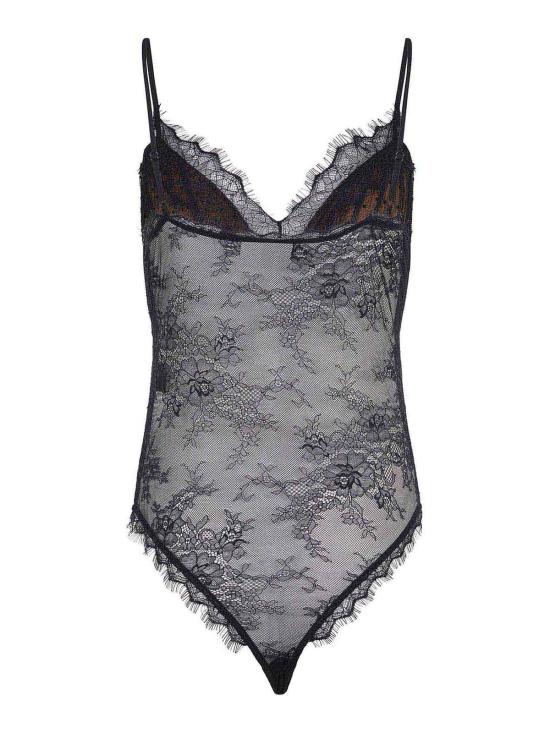  셀프 포트레이트 민소매 티셔츠 SS25057T Black - SELF PORTRAIT