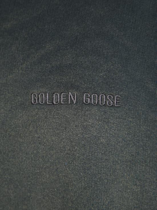 25FW 골든구스 로고 자수 코튼 스웨트셔츠 GUP01938P002146 90498 NERO - GOLDEN GOOSE