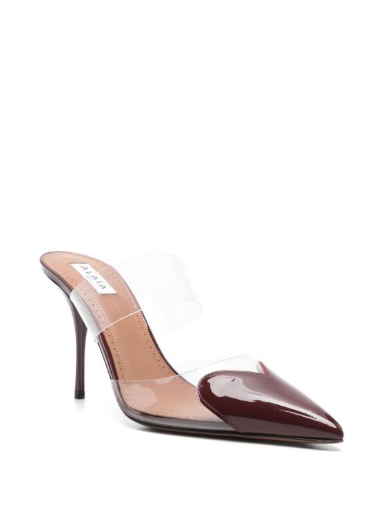 25FW 알라이아 샌들 AA3M053CK150 325 Bordeaux - ALAIA