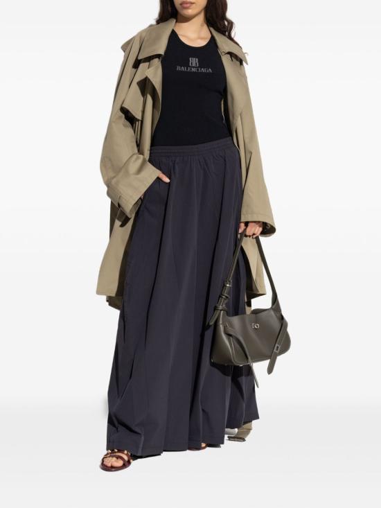 25FW 발렌시아가 민소매 티셔츠 835500 T52311369 Black - BALENCIAGA