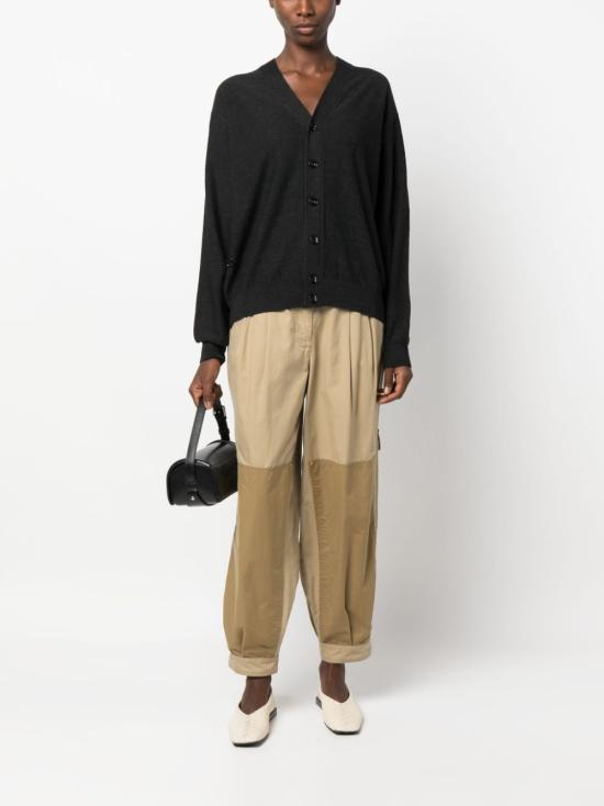 25FW 르메르 릴렉스드 트위스트 가디건 TO1082 LK087966 Grey - LEMAIRE