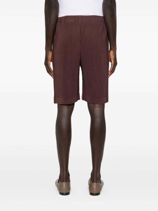 25FW 옴므 플리세 이세이 미야케 숏팬츠 HP58JF189 48 Marrone scuro - HOMME PLISSE' ISSEY MIYAKE