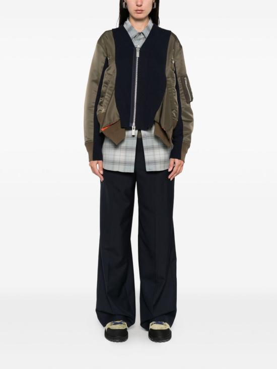 25FW 사카이 가디건 25 07996 532 Kaki - SACAI