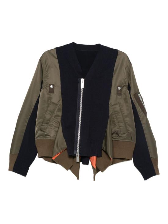 25FW 사카이 가디건 25 07996 532 Kaki