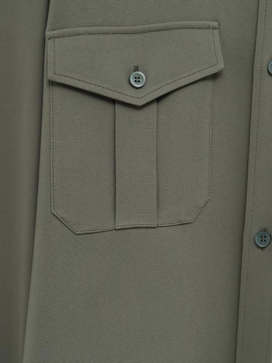 25FW 로에베 긴팔 셔츠 H526Y05WEV 4160 Green - LOEWE