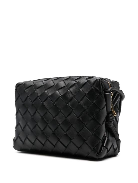 25FW 보테가베네타 미니 루프 카메라 백 723547 V1G118425 Black - BOTTEGA VENETA