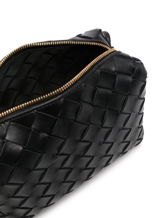 25FW 보테가베네타 미니 루프 카메라 백 723547 V1G118425 Black - BOTTEGA VENETA
