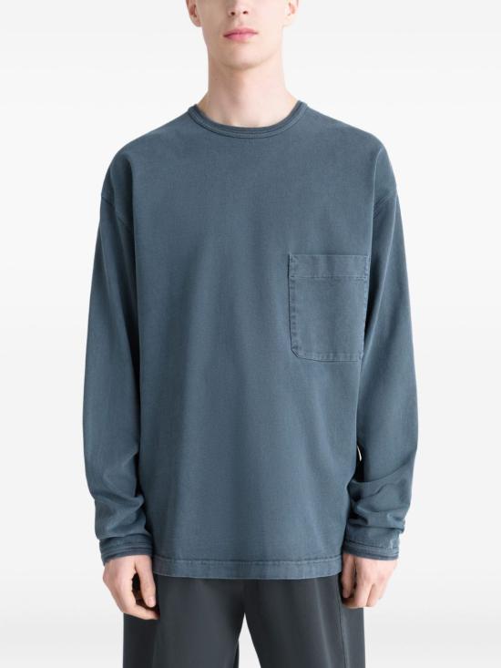 25FW 르메르 반팔 티셔츠 TO1466 LJ1038807 Blue - LEMAIRE