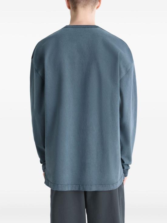 25FW 르메르 반팔 티셔츠 TO1466 LJ1038807 Blue - LEMAIRE