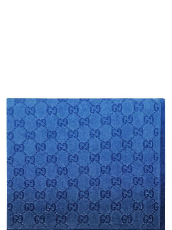 25FW 구찌 테리클로즈 비치 타올 835773 4G1064077 Blue - GUCCI