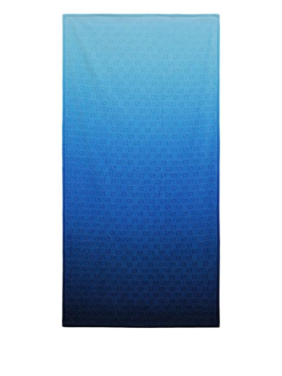 25FW 구찌 테리클로즈 비치 타올 835773 4G1064077 Blue