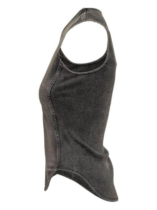 25FW 디젤 민소매 티셔츠 A19043 0CEBC02 Black - DIESEL