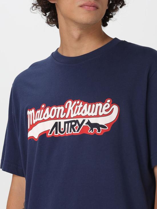 25FW 오트리 반팔 티셔츠 TSPX MK2B Blue - AUTRY