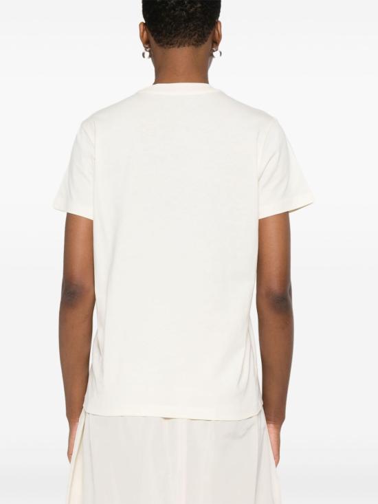 25FW 몽클레어 반팔 티셔츠 K20938C00012 89AUO037 Ivory - MONCLER