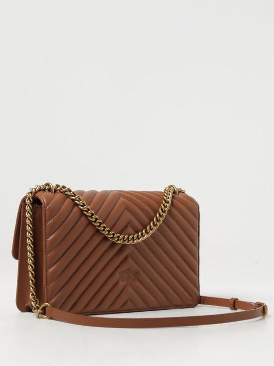 25FW 핑코 숄더백 100941A0GK L17Q Brown - PINKO