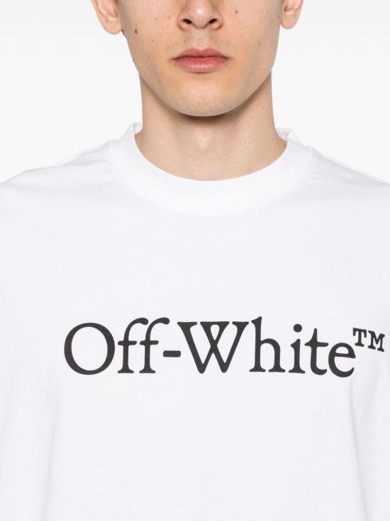 25FW 오프화이트 반팔 티셔츠 OMAA120C99JER008 0110 White - OFF WHITE