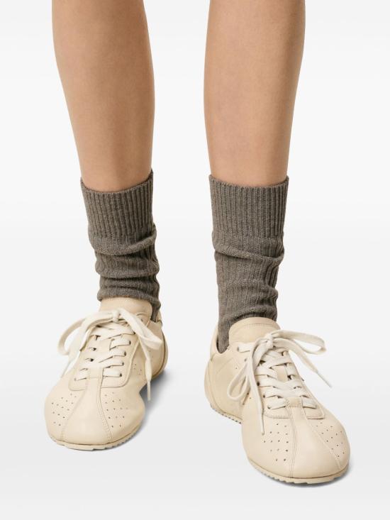 25FW 아미 스텝 로우탑 스니커즈 USN503 AL0129185 Ivory - AMI