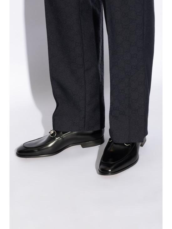 25FW 구찌 홀스빗 레더 로퍼 795116 AADQC1000 Black - GUCCI