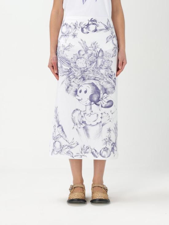 25SS 모스키노 스커트 01230450 3002 White