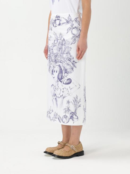 25SS 모스키노 스커트 01230450 3002 White - MOSCHINO