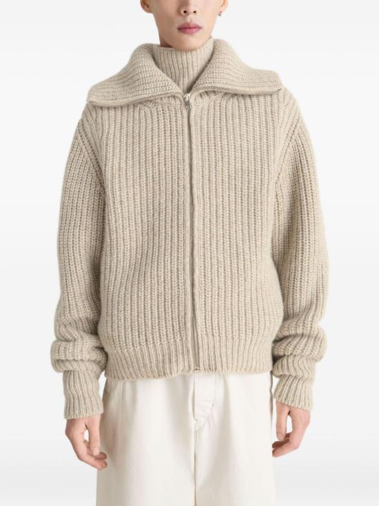 25FW 르메르 가디건 OW1187 LK1029212 Beige - LEMAIRE