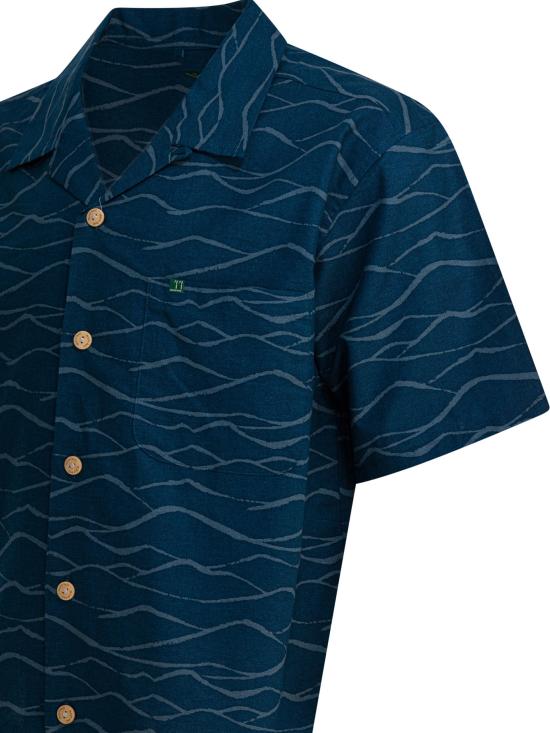 25FW 몽벨 긴팔 셔츠 2104682TAKE LOHA M S NAM 1 Blue - MONTBELL