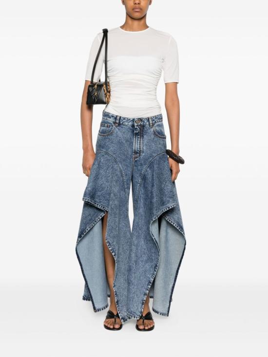 25FW 알라이아 데님 팬츠 AA9P1199T535B 524 Blue - ALAIA