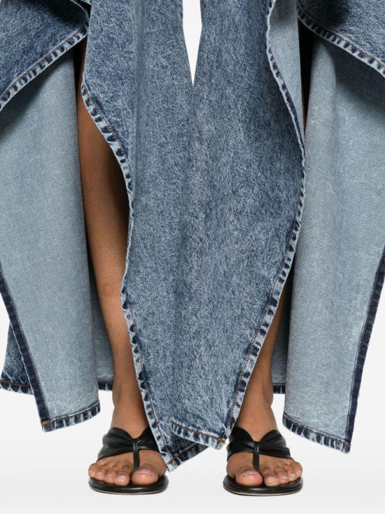 25FW 알라이아 데님 팬츠 AA9P1199T535B 524 Blue - ALAIA