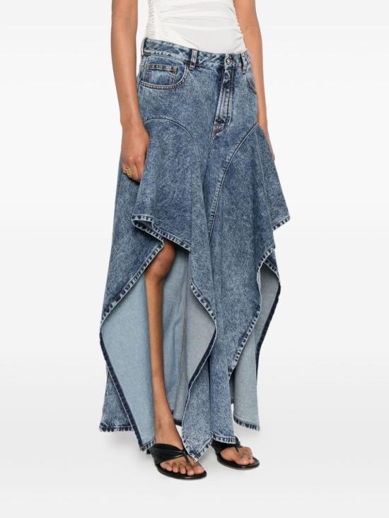 25FW 알라이아 데님 팬츠 AA9P1199T535B 524 Blue - ALAIA