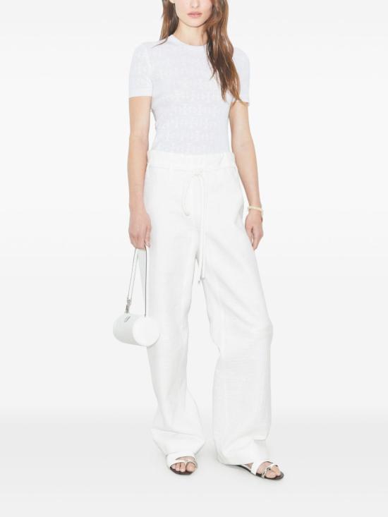 25FW 토리버치 반팔 티셔츠 168853 100 White - TORY BURCH