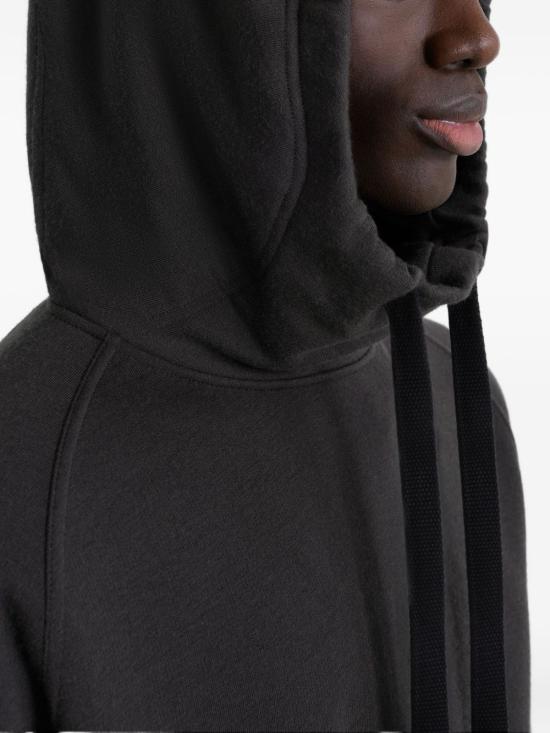 25FW 르메르 후드 티셔츠 TO1453 LJ1047999 Black - LEMAIRE