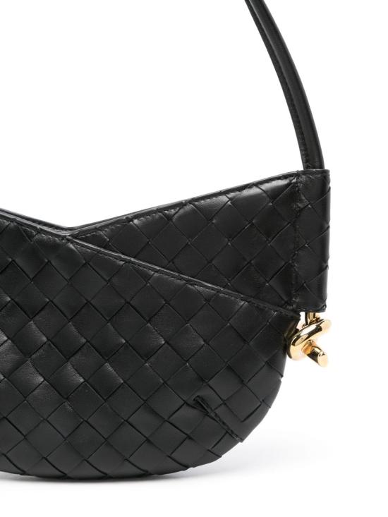 25FW 보테가베네타 베이비 솔스티스 숄더백 796378 VCPP11019 Black - BOTTEGA VENETA