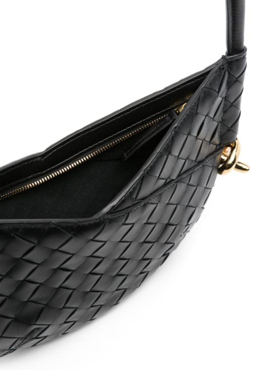 25FW 보테가베네타 베이비 솔스티스 숄더백 796378 VCPP11019 Black - BOTTEGA VENETA