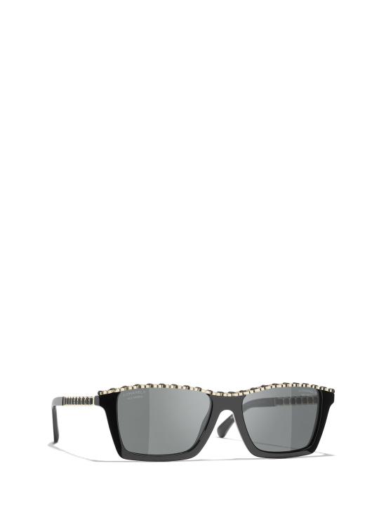 25FW 샤넬 선글라스 CH5548Q C622T8 BLACK - CHANEL