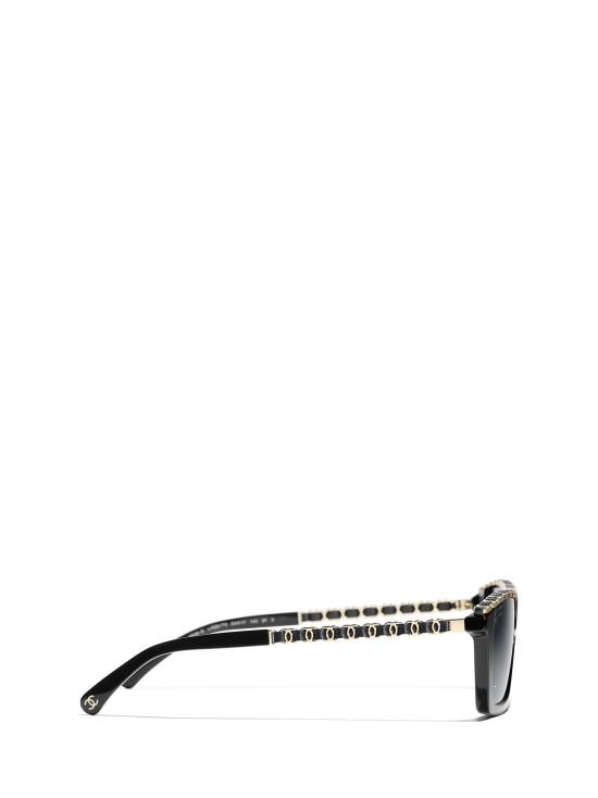 25FW 샤넬 선글라스 CH5548Q C622T8 BLACK - CHANEL