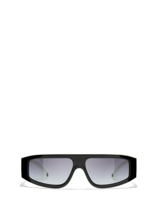 25FW 샤넬 선글라스 CH6057 1656S6 BLACK WHITE