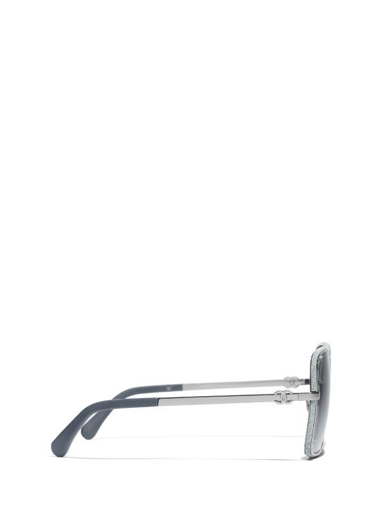 25FW 샤넬 선글라스 CH4288Q C10887 RUTHENIUM - CHANEL