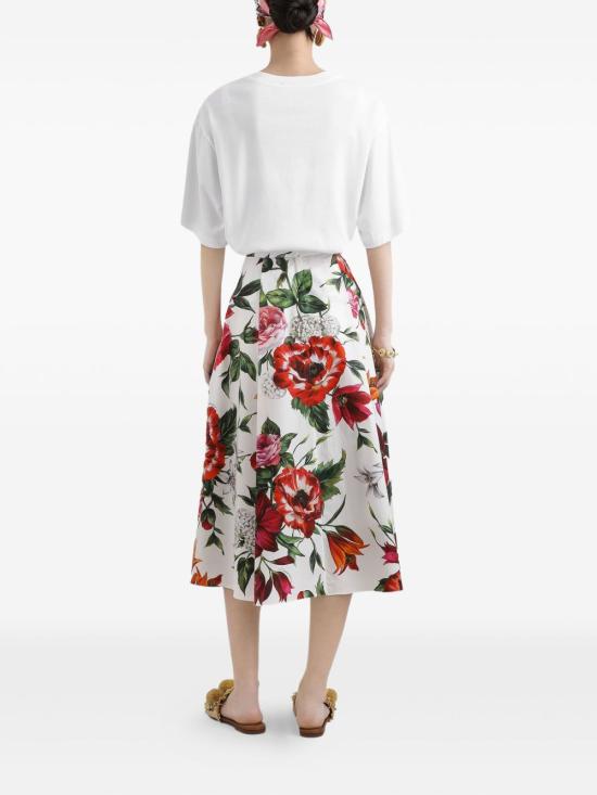 25FW 돌체앤가바나 반팔 티셔츠 F8V57T GDC7SW0800 White - DOLCE & GABBANA