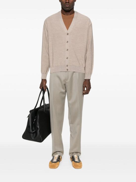 25FW 르메르 릴렉스드 트위스트 가디건 TO1082D LK087446 Dove Grey - LEMAIRE