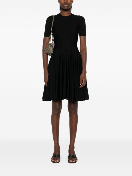 25FW 알라이아 숏 원피스 AA9R2700M922B 995 Black - ALAIA